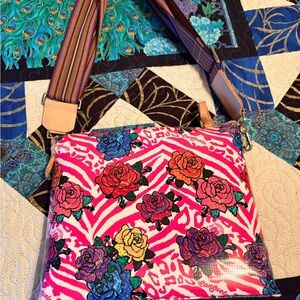 Consuela Colorful Floral Crossbody Bag